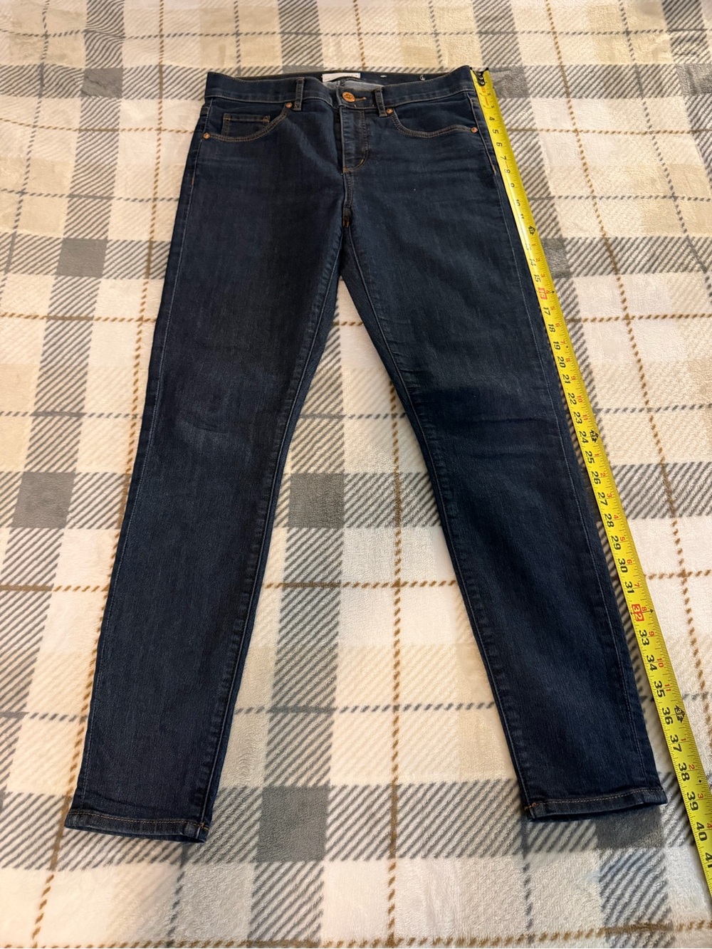 LOFT Dark Indigo Skinny Jeans